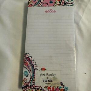 Vera Bradley Paisley Floral Notepad